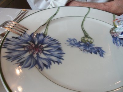 cornflower plate